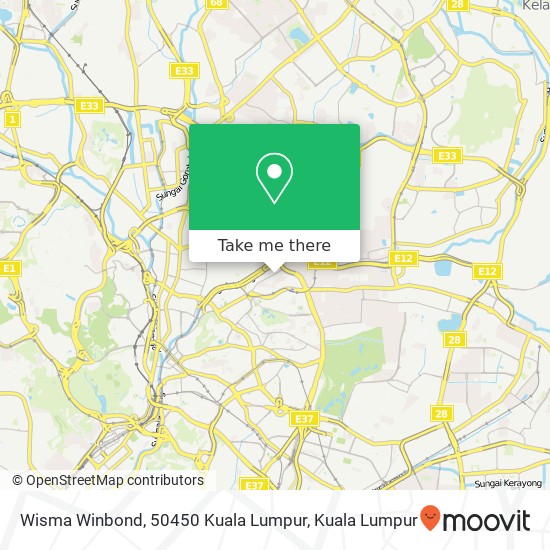 Peta Wisma Winbond, 50450 Kuala Lumpur