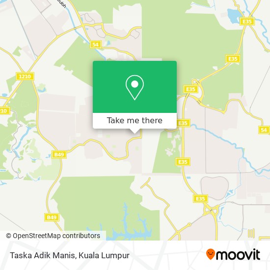 Taska Adik Manis map