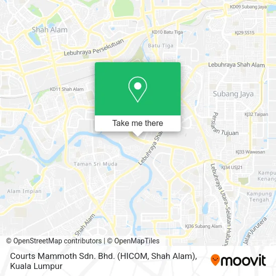 Courts Mammoth Sdn. Bhd. (HICOM, Shah Alam) map