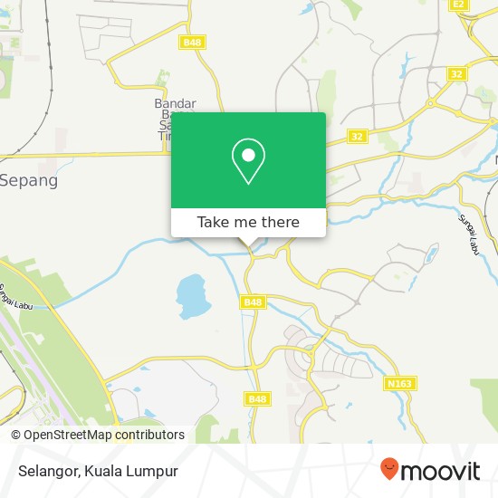 Selangor map