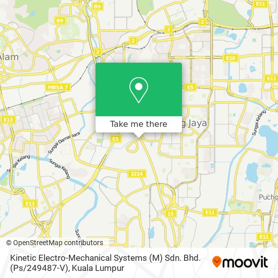 Kinetic Electro-Mechanical Systems (M) Sdn. Bhd. (Ps / 249487-V) map