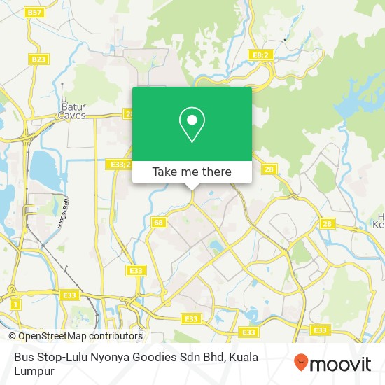 Peta Bus Stop-Lulu Nyonya Goodies Sdn Bhd