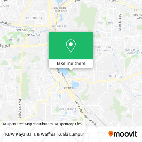 KBW Kaya Balls & Waffles map