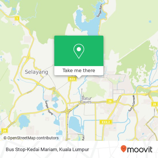 Bus Stop-Kedai Mariam map