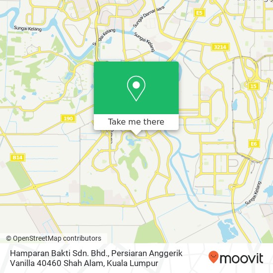 Hamparan Bakti Sdn. Bhd., Persiaran Anggerik Vanilla 40460 Shah Alam map