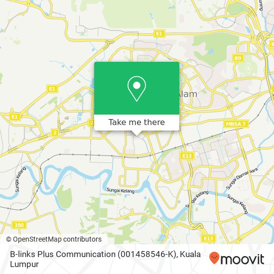 B-links Plus Communication (001458546-K) map