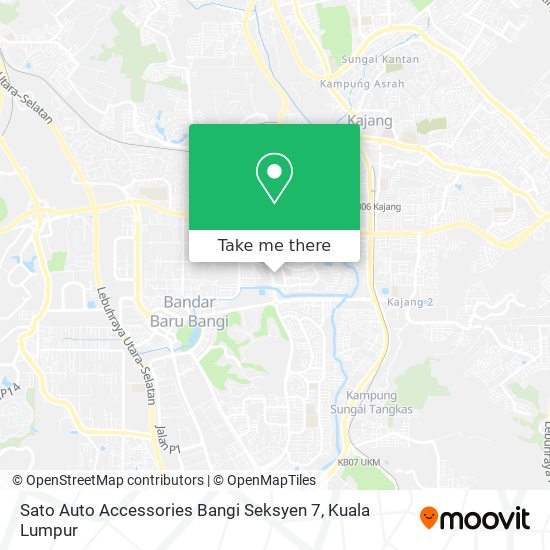 Sato Auto Accessories Bangi Seksyen 7 map