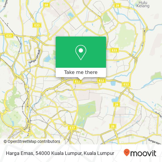 Harga Emas, 54000 Kuala Lumpur map