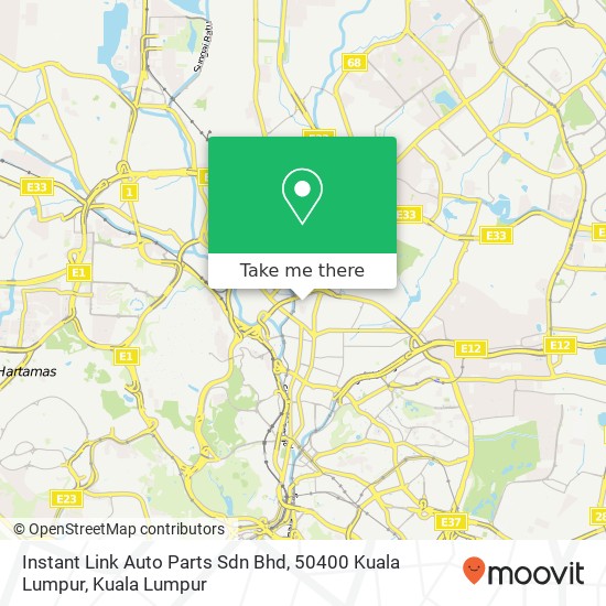 Instant Link Auto Parts Sdn Bhd, 50400 Kuala Lumpur map