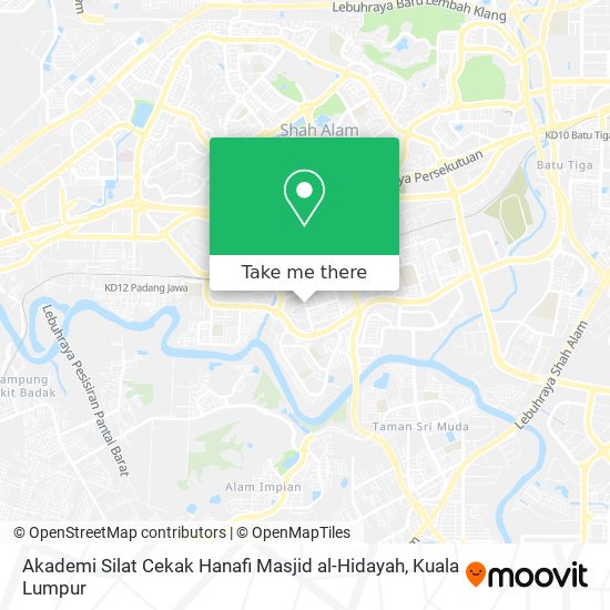 Akademi Silat Cekak Hanafi Masjid al-Hidayah map