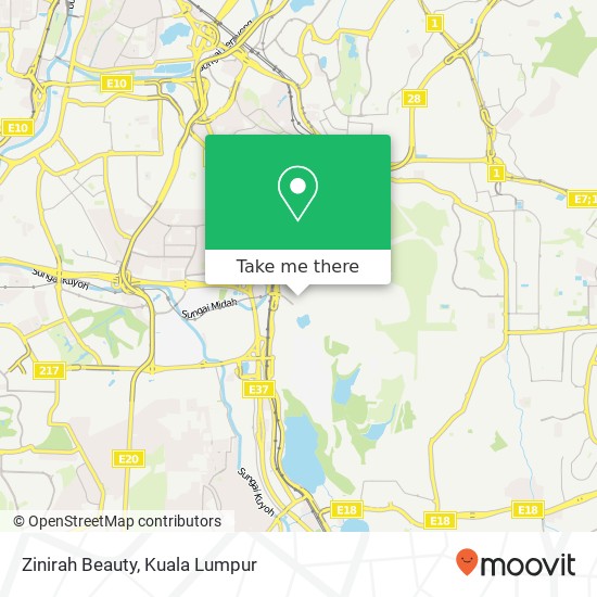 Zinirah Beauty map