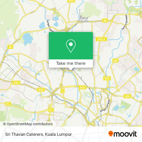 Sri Thavan Caterers map