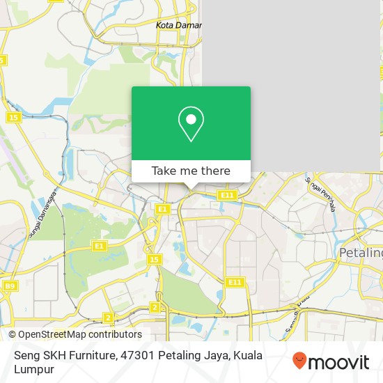 Seng SKH Furniture, 47301 Petaling Jaya map