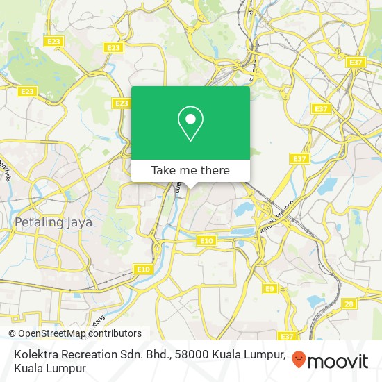 Kolektra Recreation Sdn. Bhd., 58000 Kuala Lumpur map