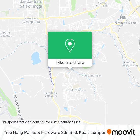 Yee Hang Paints & Hardware Sdn Bhd map