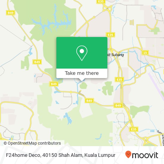 F24home Deco, 40150 Shah Alam map
