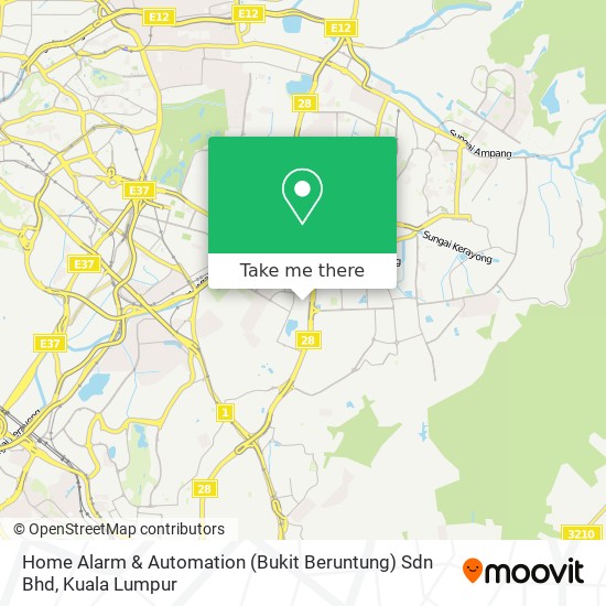 Home Alarm & Automation (Bukit Beruntung) Sdn Bhd map