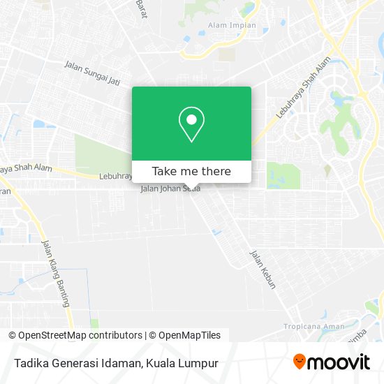 Tadika Generasi Idaman map