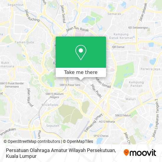 Persatuan Olahraga Amatur Wilayah Persekutuan map