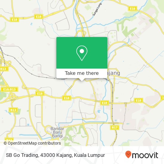 SB Go Trading, 43000 Kajang map