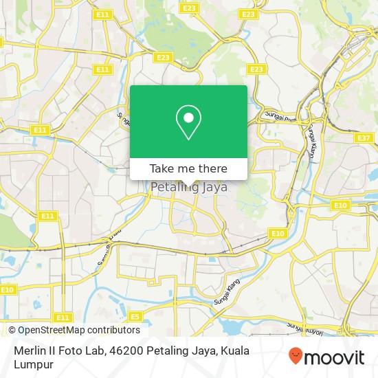 Merlin II Foto Lab, 46200 Petaling Jaya map