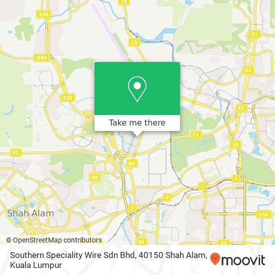 Southern Speciality Wire Sdn Bhd, 40150 Shah Alam map