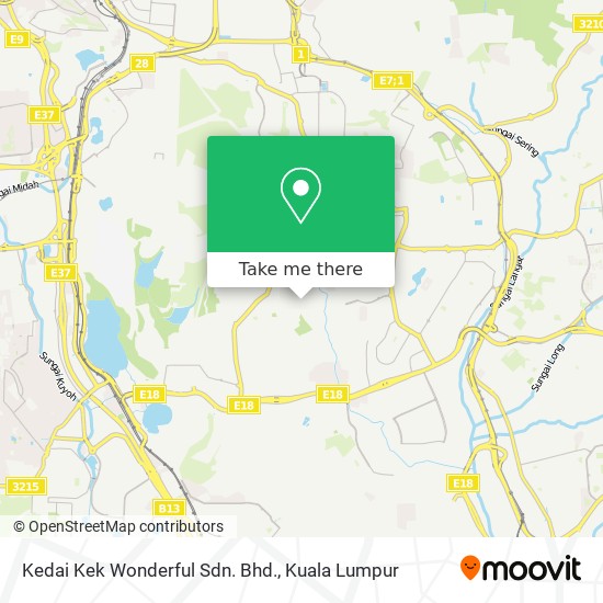 Kedai Kek Wonderful Sdn. Bhd. map