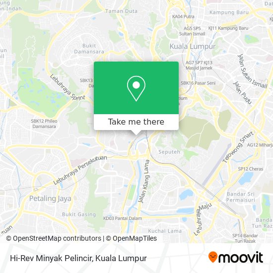 Hi-Rev Minyak Pelincir map
