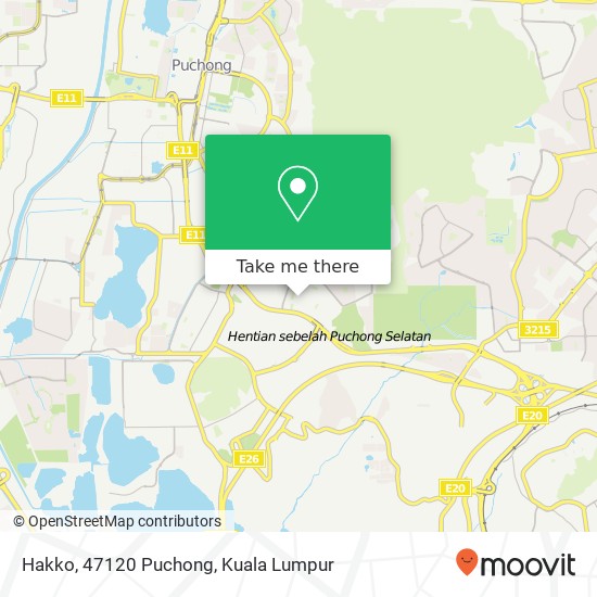 Hakko, 47120 Puchong map