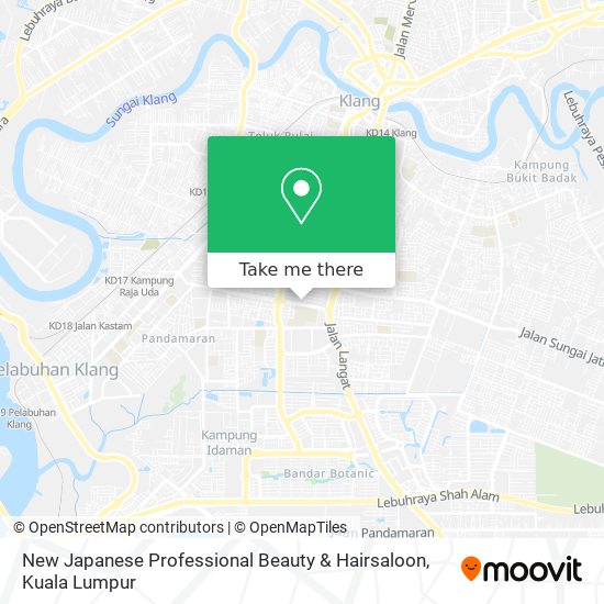 New Japanese Professional Beauty & Hairsaloon map