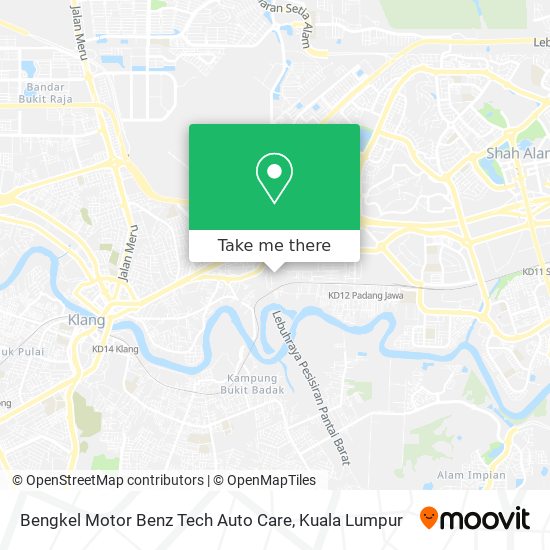 Peta Bengkel Motor Benz Tech Auto Care