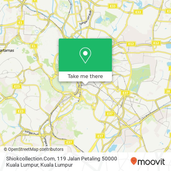 Shiokcollection.Com, 119 Jalan Petaling 50000 Kuala Lumpur map