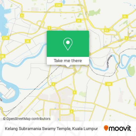 Kelang Subramania Swamy Temple map