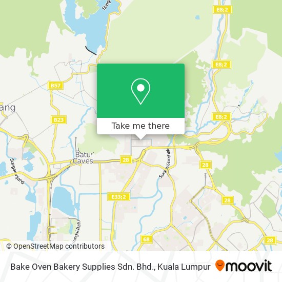 Bake Oven Bakery Supplies Sdn. Bhd. map