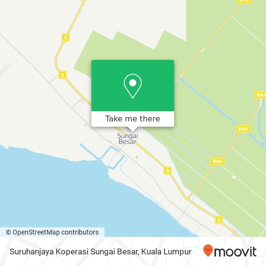 Suruhanjaya Koperasi Sungai Besar map