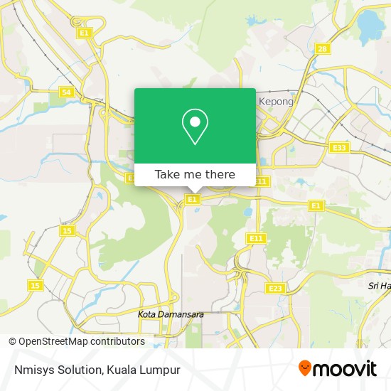 Nmisys Solution map