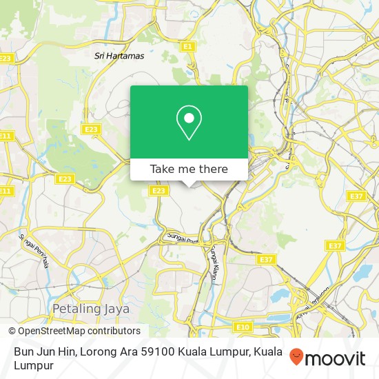 Bun Jun Hin, Lorong Ara 59100 Kuala Lumpur map