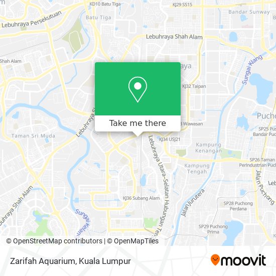Peta Zarifah Aquarium