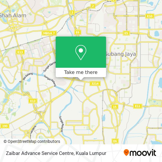 Zaibar Advance Service Centre map