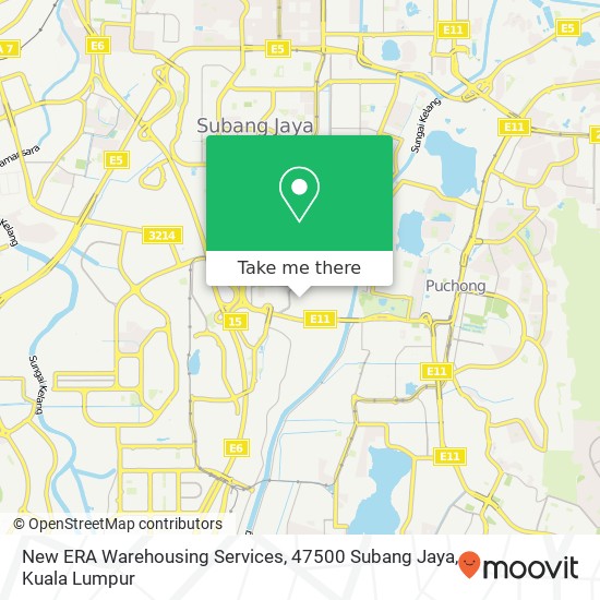 New ERA Warehousing Services, 47500 Subang Jaya map