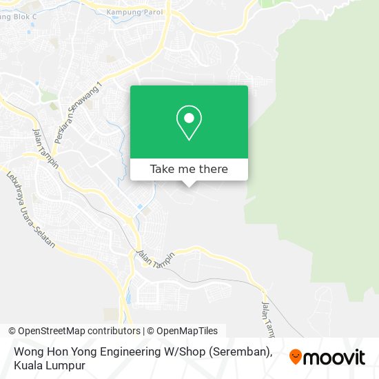 Wong Hon Yong Engineering W / Shop (Seremban) map