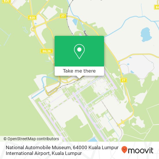 National Automobile Museum, 64000 Kuala Lumpur International Airport map