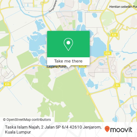 Taska Islam Najah, 2 Jalan SP 6 / 4 42610 Jenjarom map