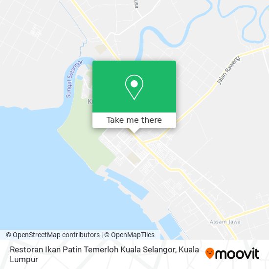 Restoran Ikan Patin Temerloh Kuala Selangor map