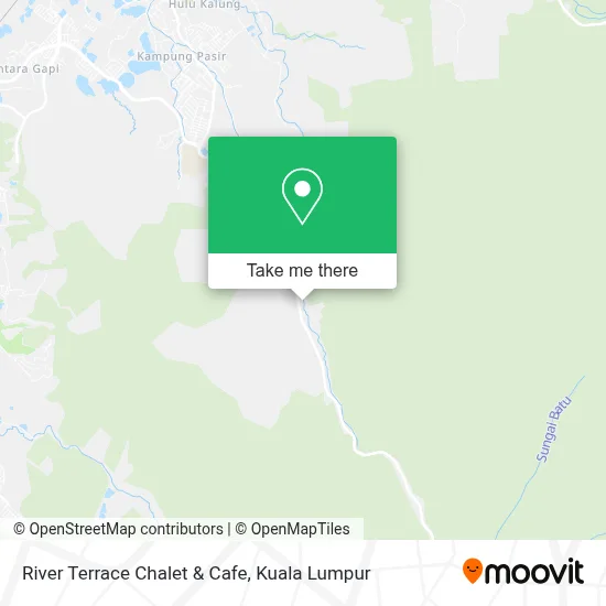 River Terrace Chalet & Cafe map