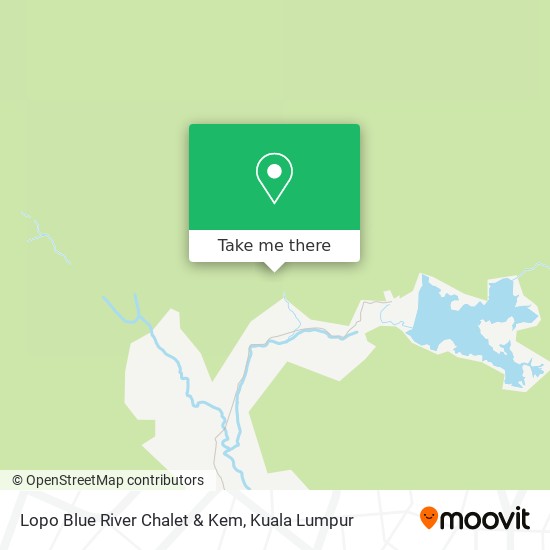 Lopo Blue River Chalet & Kem map