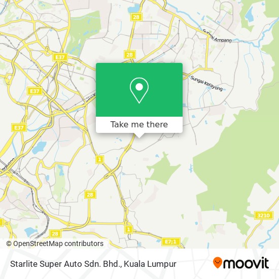 Starlite Super Auto Sdn. Bhd. map