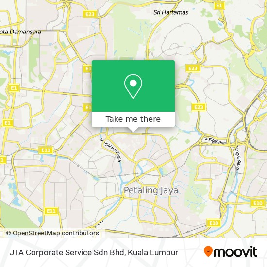 JTA Corporate Service Sdn Bhd map