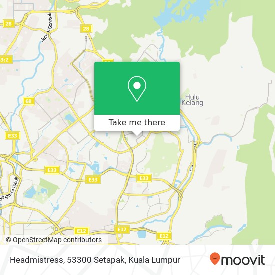 Headmistress, 53300 Setapak map