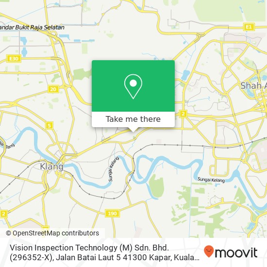 Vision Inspection Technology (M) Sdn. Bhd. (296352-X), Jalan Batai Laut 5 41300 Kapar map